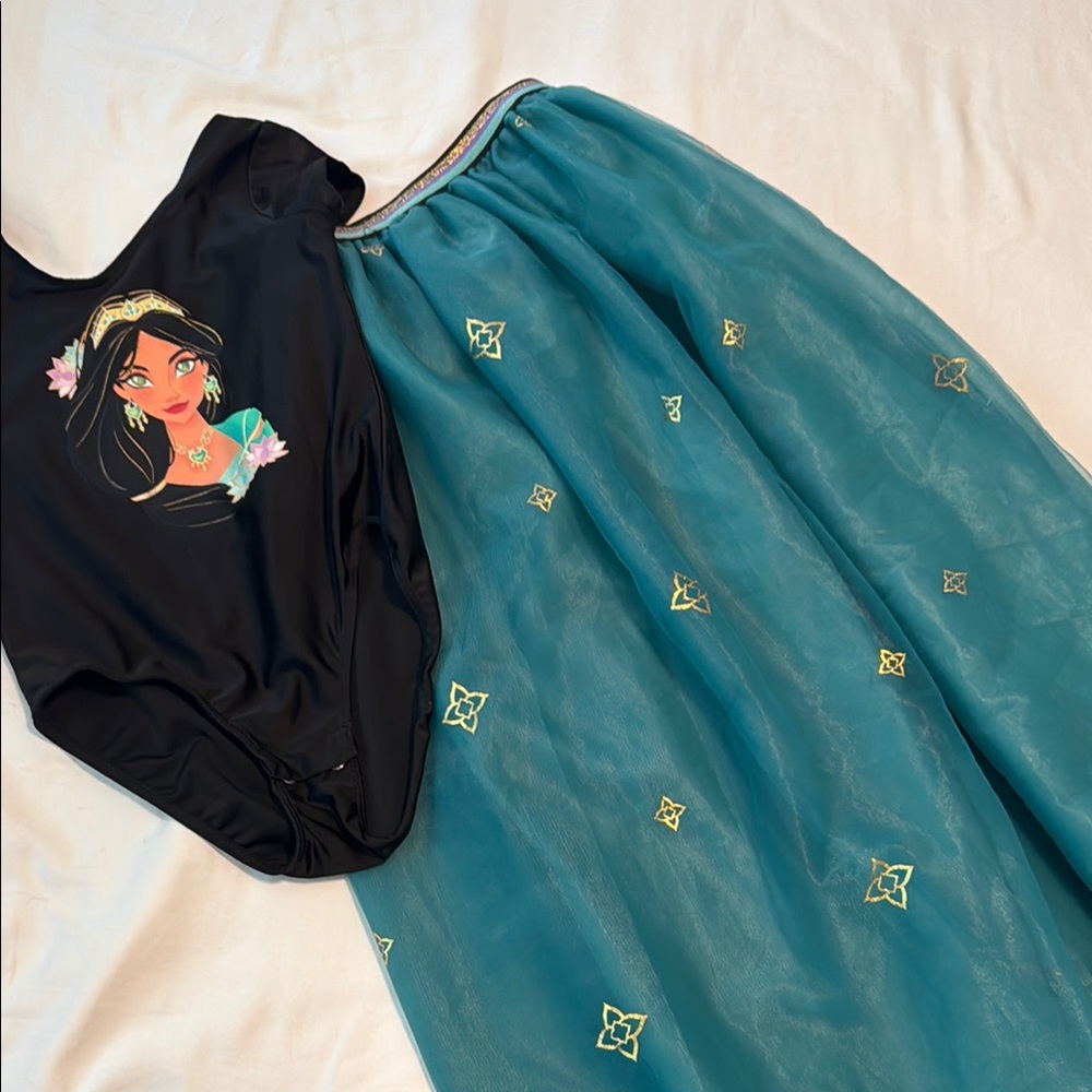 Black and Teal Princess Skirt and Top